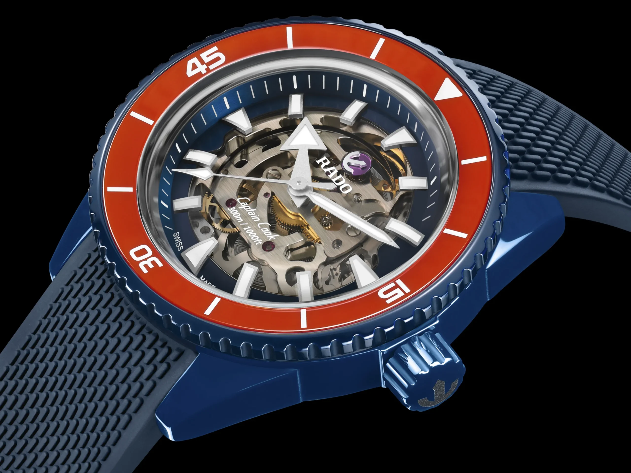 Rado Captain Cook High-Tech Ceramic Skeleton Limited Edition