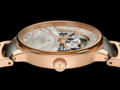 Women Rado Centrix Automatic Diamonds Open Heart