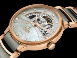 Women Rado Centrix Automatic Diamonds Open Heart