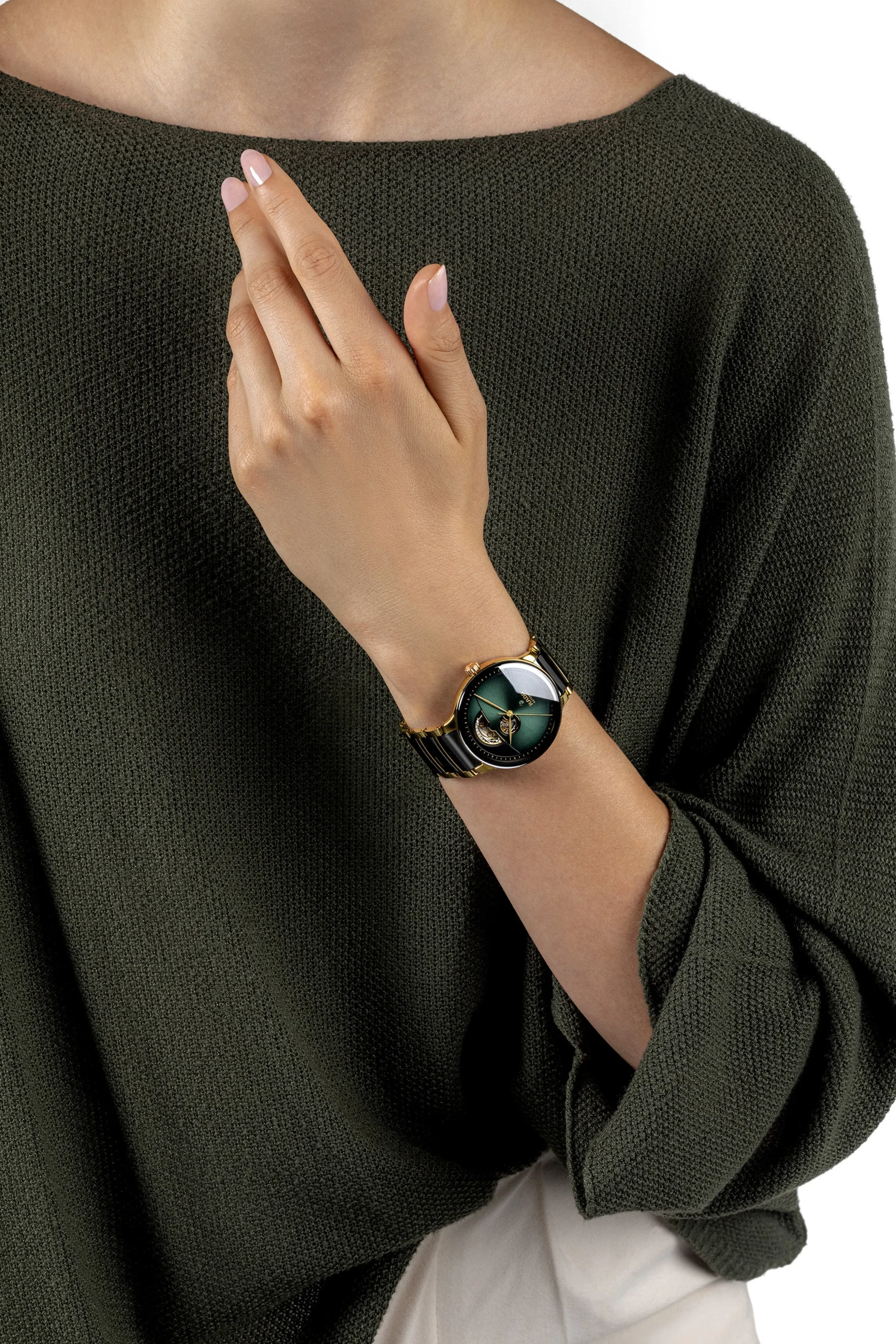 Women Rado Centrix Automatic Open Heart