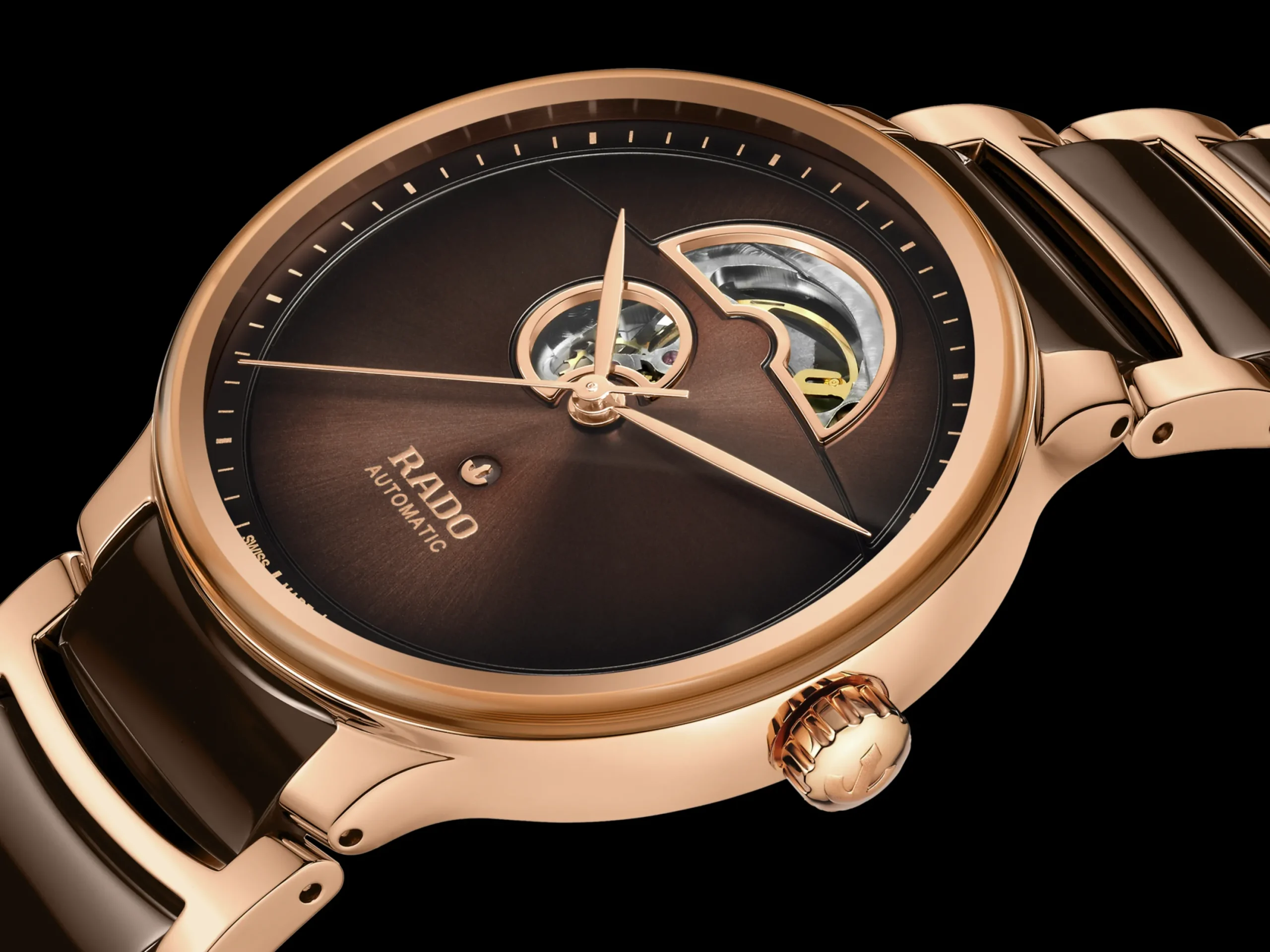 Women Rado Centrix Automatic Open Heart
