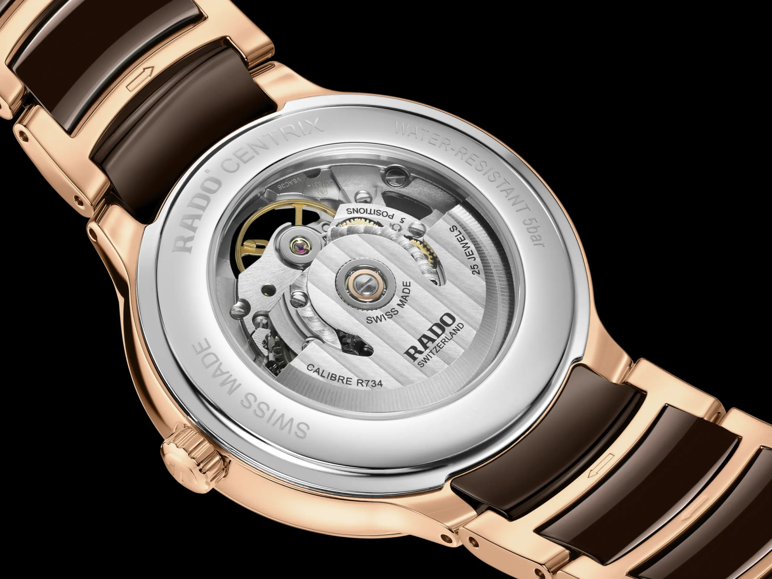 Women Rado Centrix Automatic Open Heart