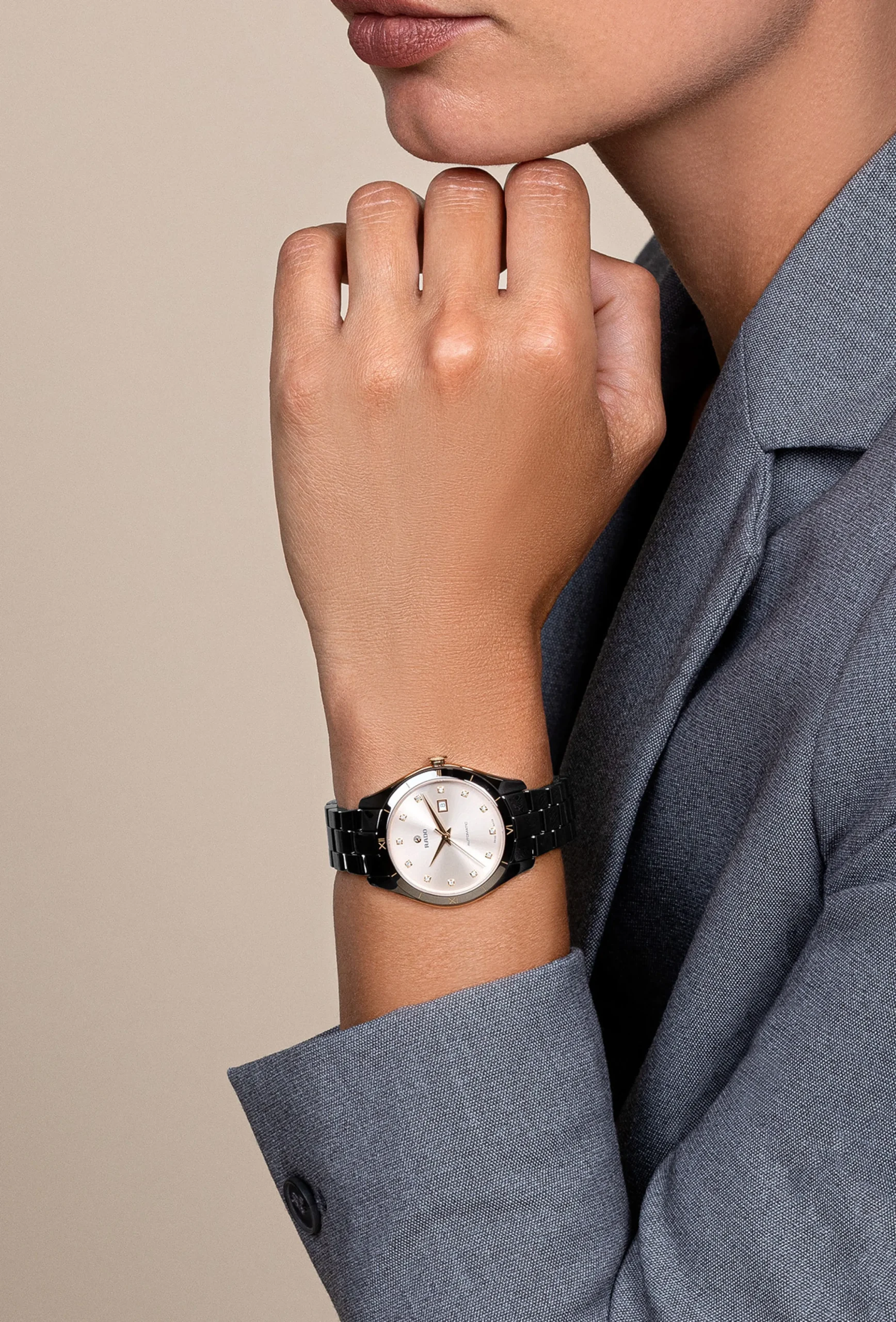 Women Rado HyperChrome Automatic Diamonds