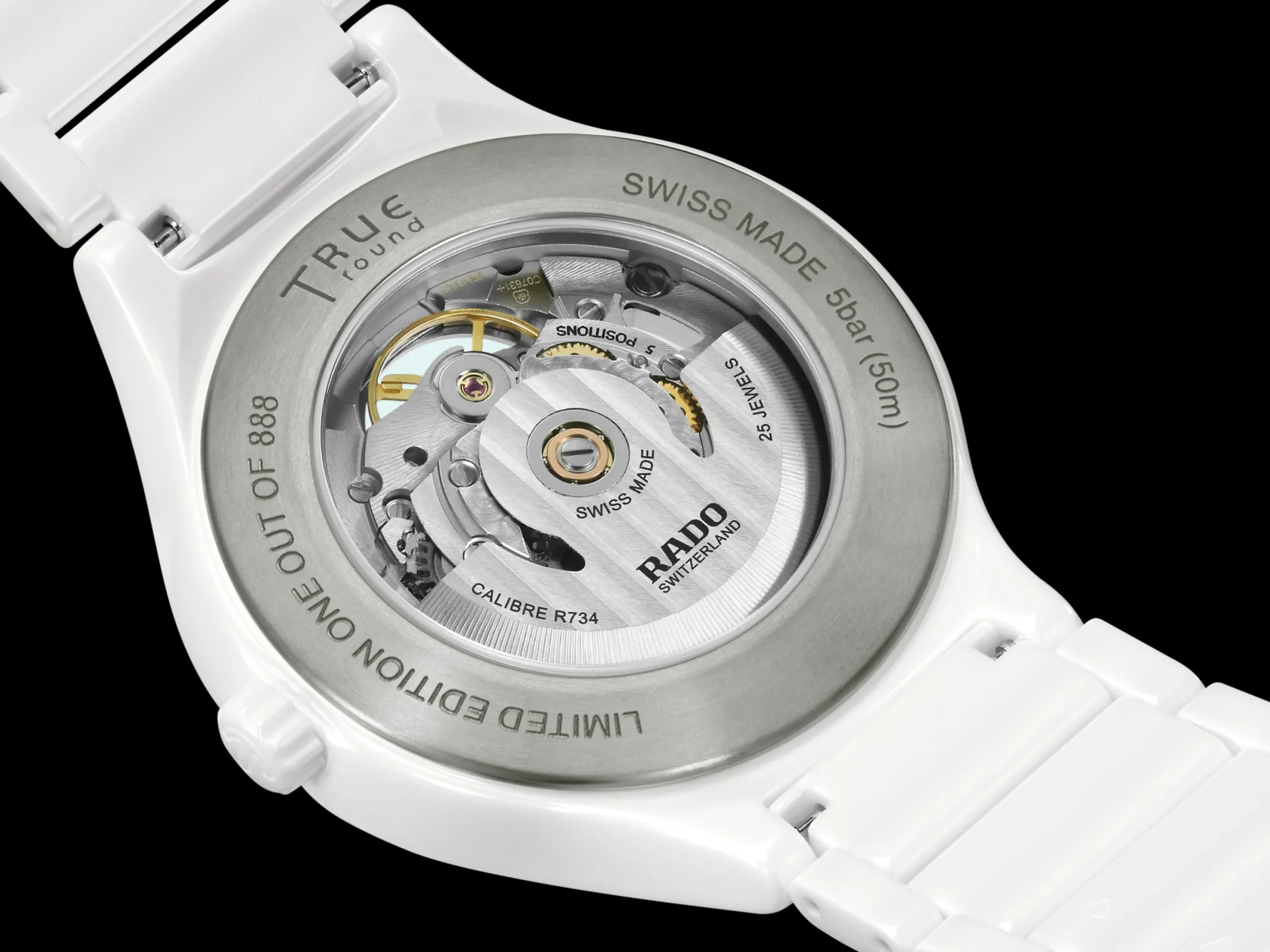 Women Rado True Round Automatic Open Heart Limited Edition