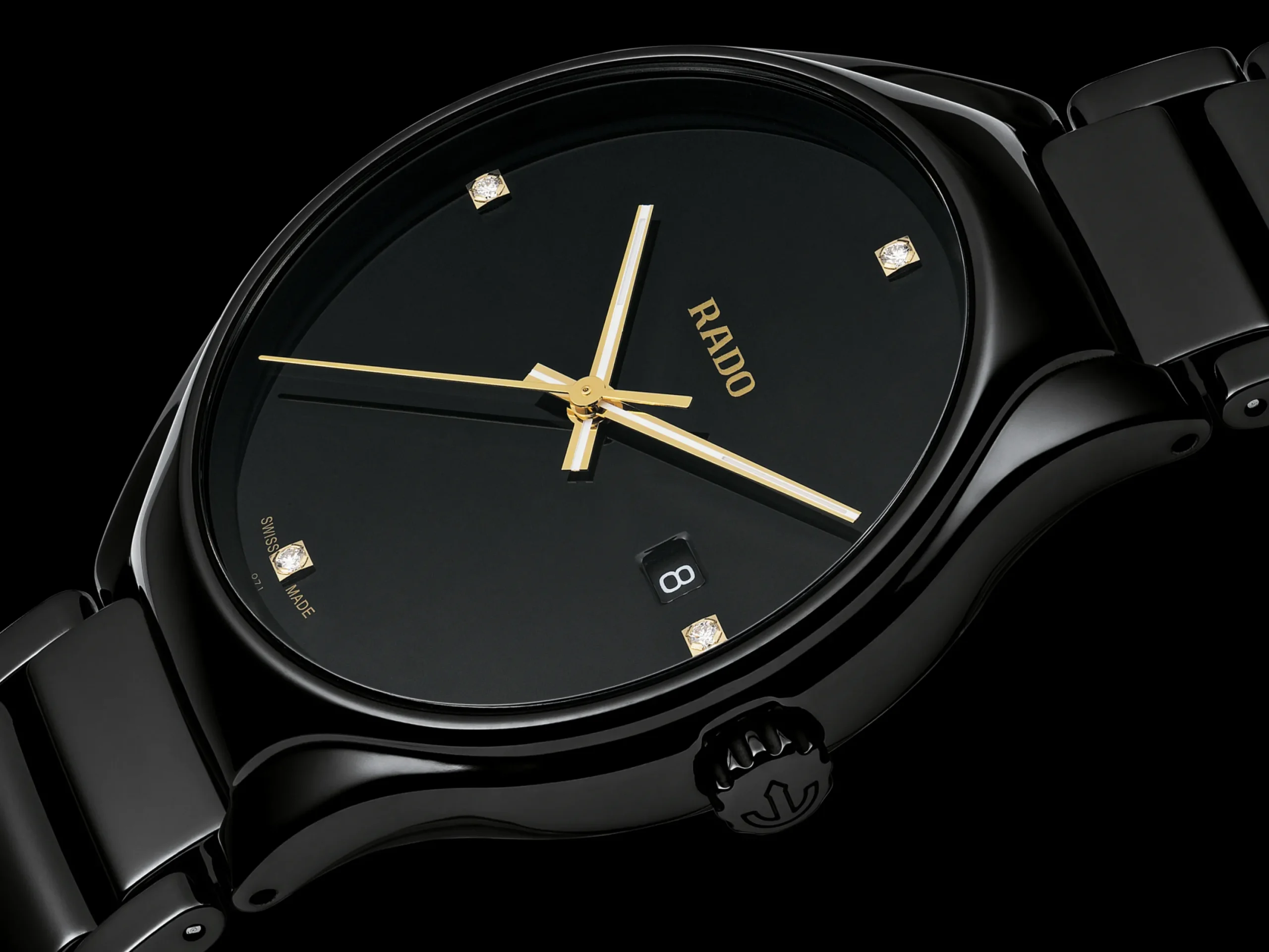 Women Rado True Round Diamonds