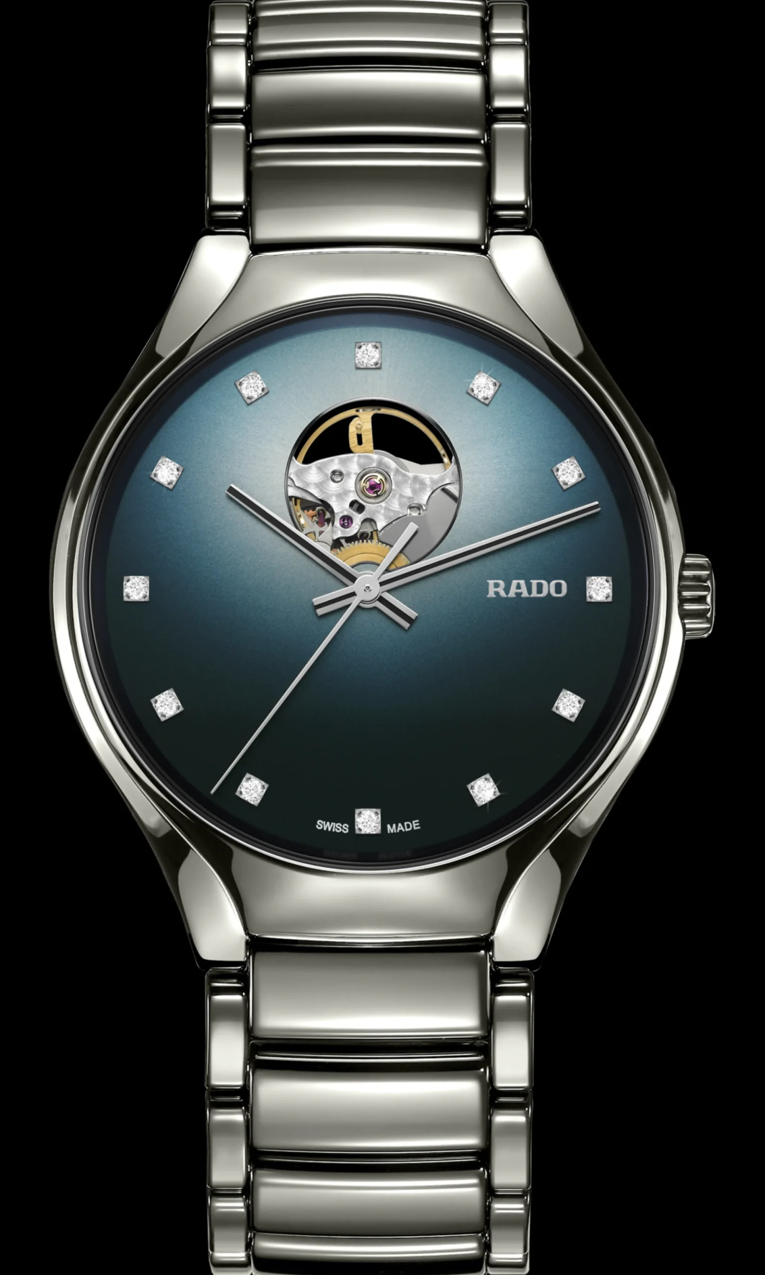 Women Rado True Round Secret Diamonds