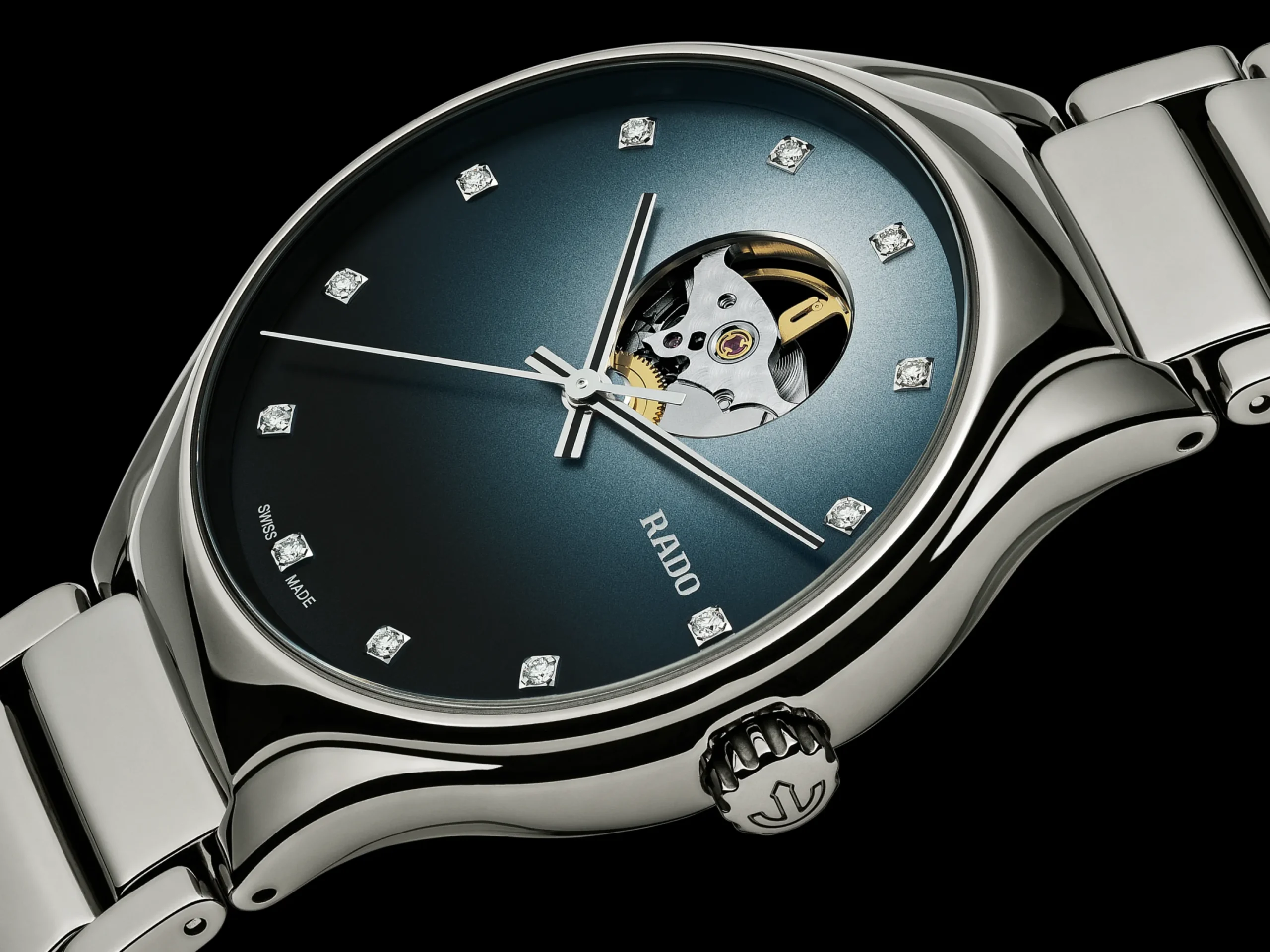 Women Rado True Round Secret Diamonds