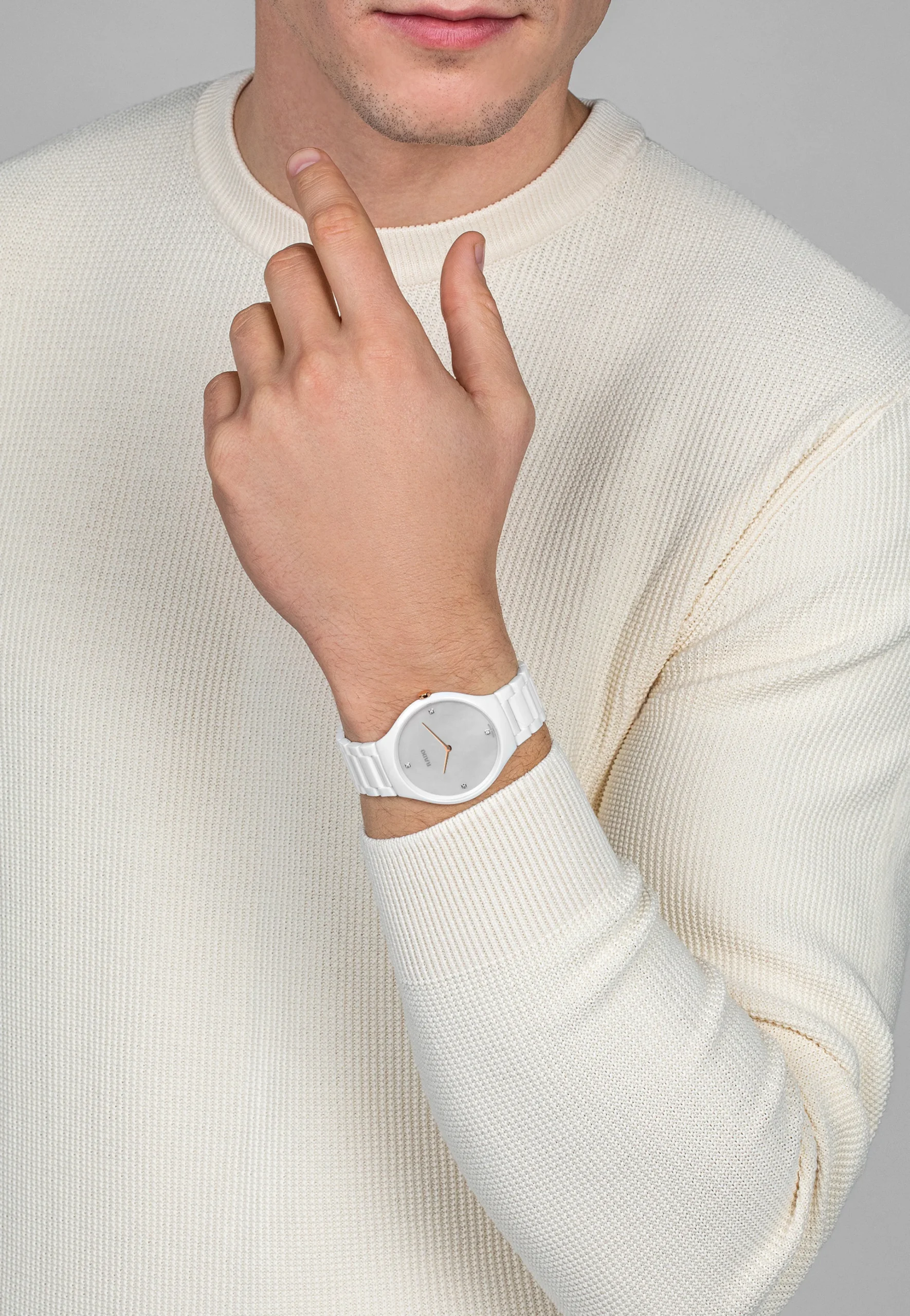 Women Rado True Round Thinline Diamonds
