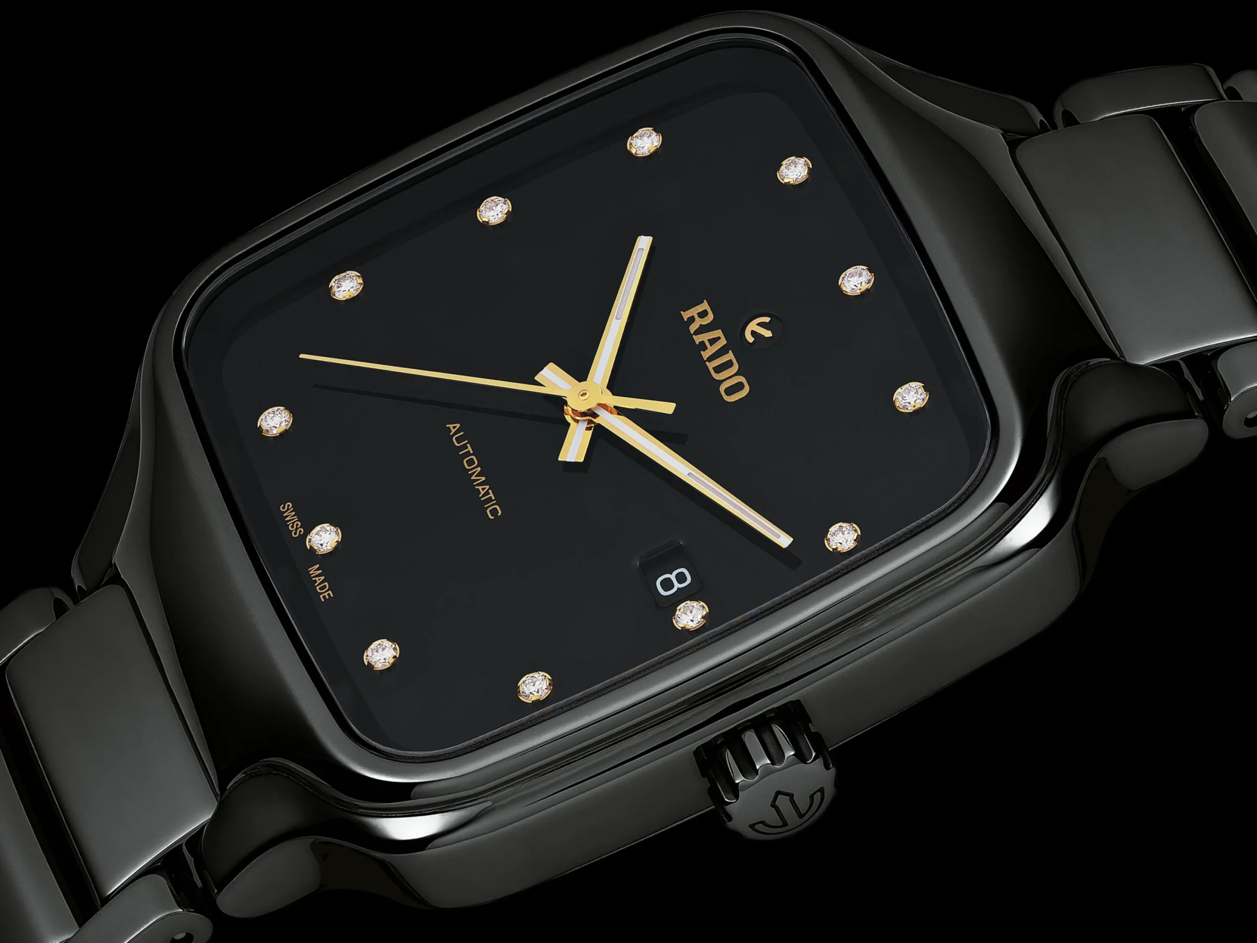 Women Rado True Square Automatic Diamonds