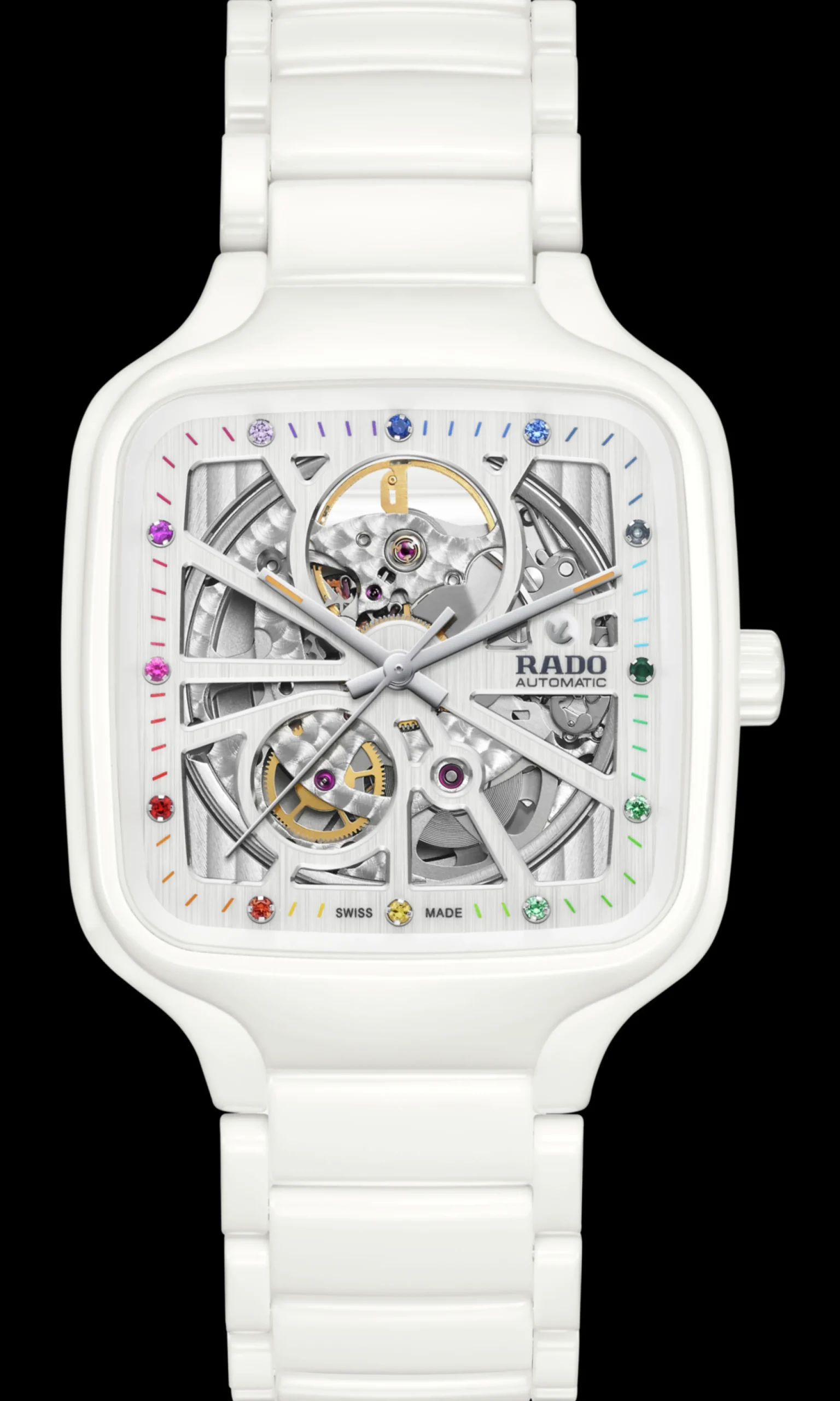 Women Rado True Square Automatic Open Heart