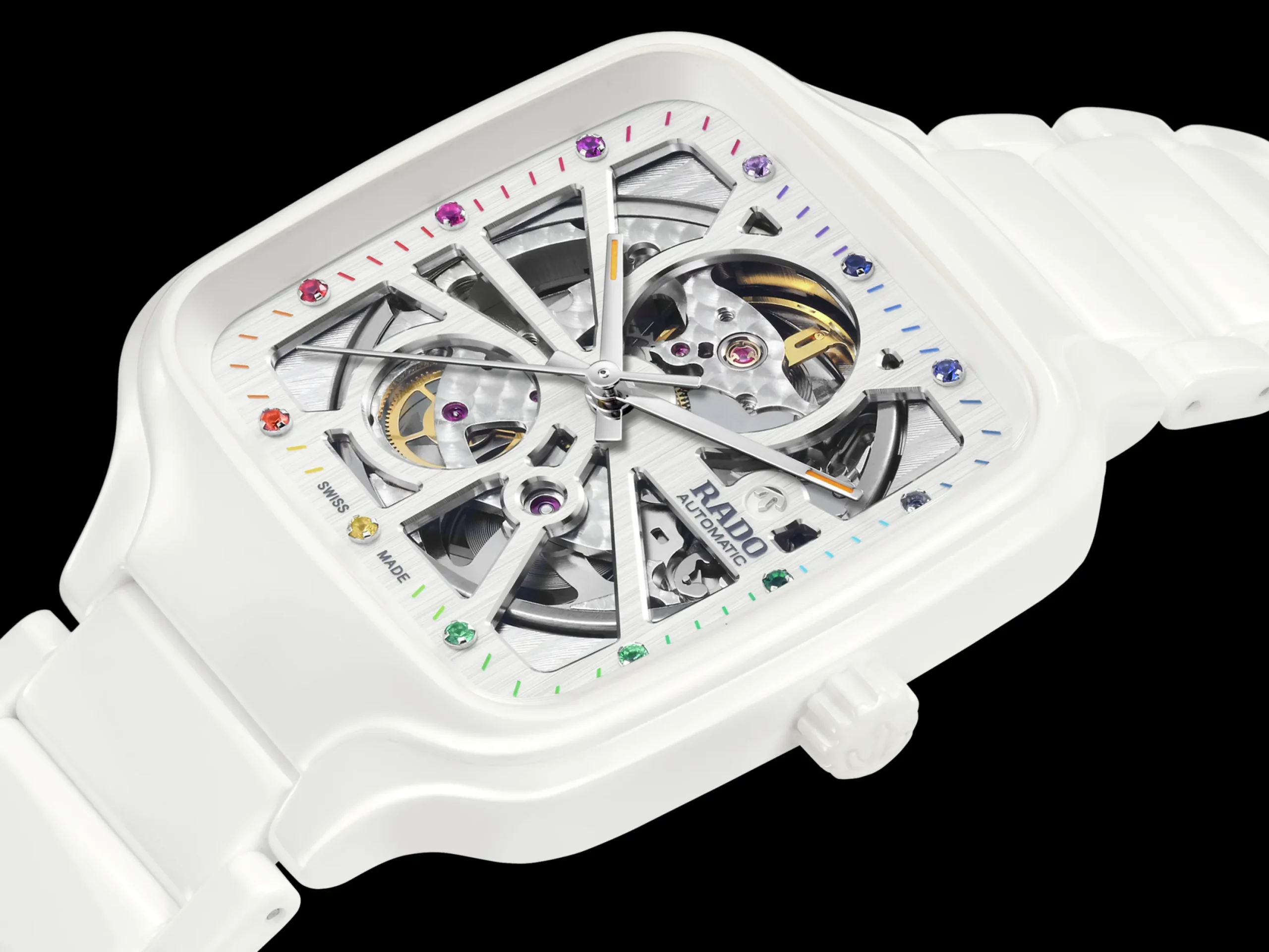 Women Rado True Square Automatic Open Heart