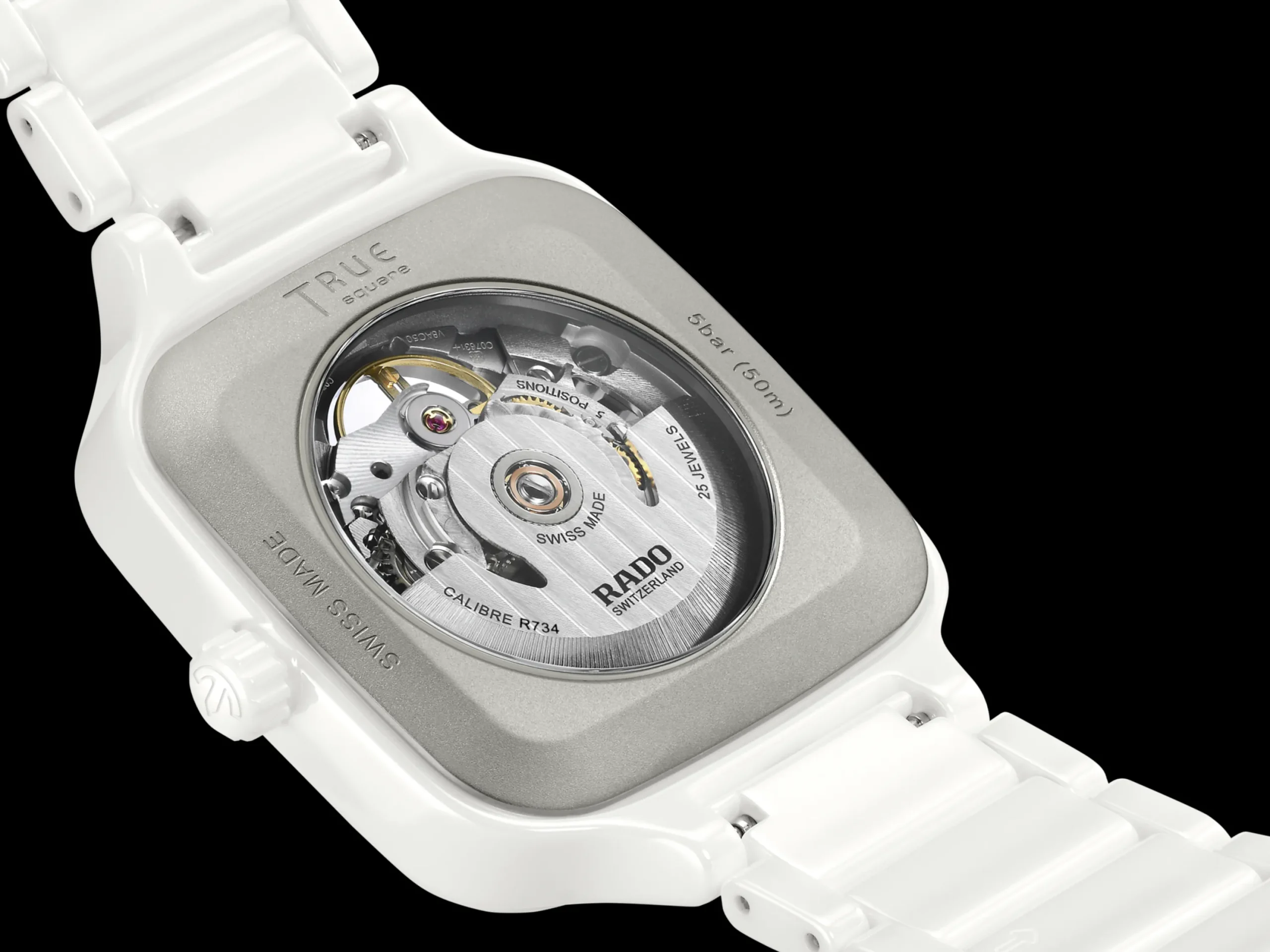 Women Rado True Square Automatic Open Heart