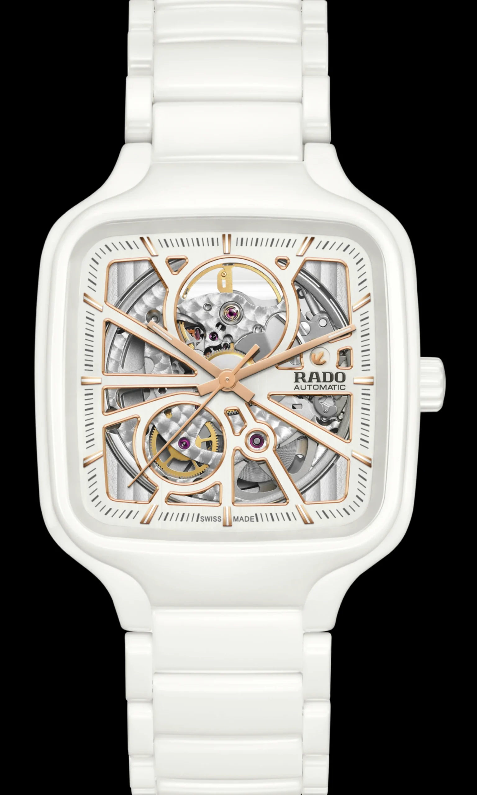 Women Rado True Square Automatic Open Heart
