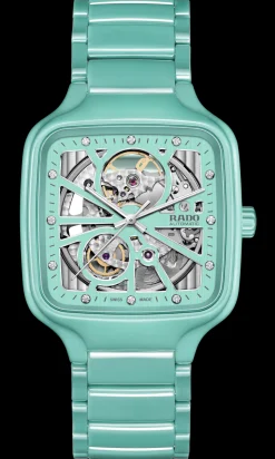 Women Rado True Square Automatic Open Heart