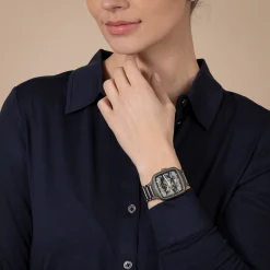 Women Rado True Square Automatic Skeleton
