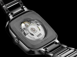 Women Rado True Square Automatic Skeleton