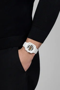 Women Rado True Square Automatic Skeleton