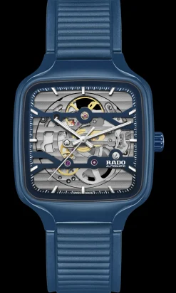 Women Rado True Square Automatic Skeleton