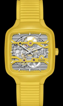 Women Rado True Square Automatic Skeleton