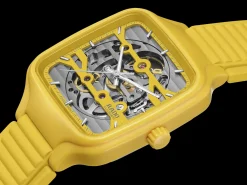 Women Rado True Square Automatic Skeleton