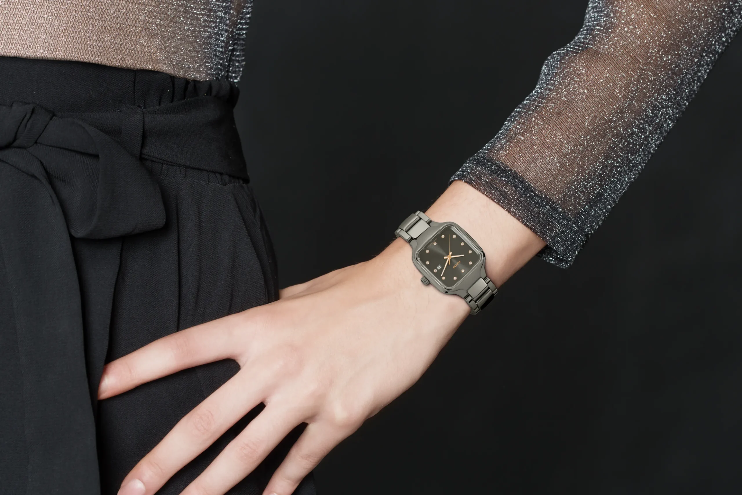 Women Rado True Square Diamonds