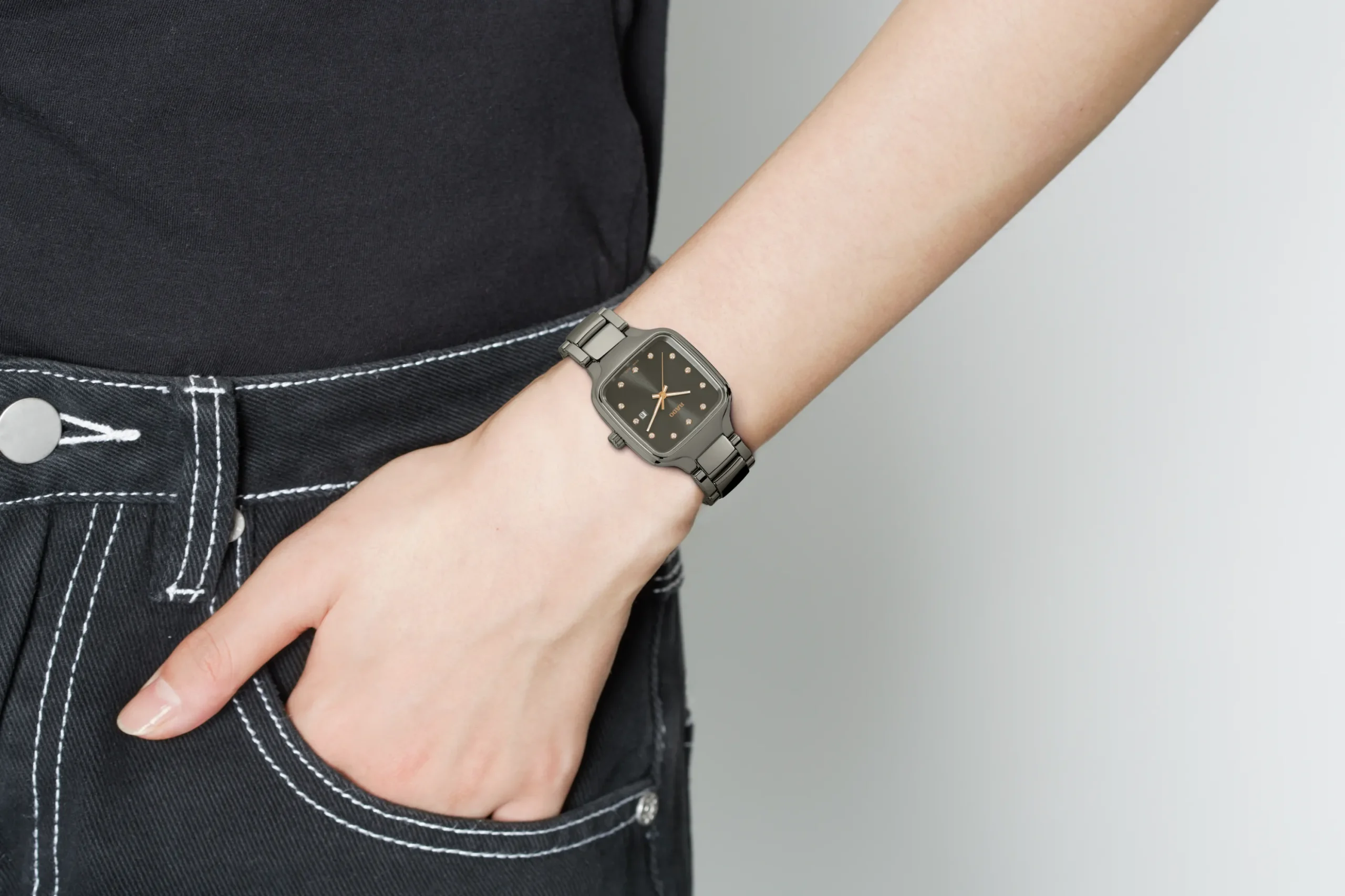 Women Rado True Square Diamonds
